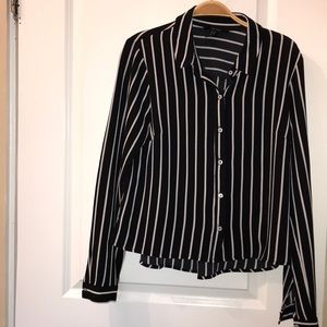 Forever XXI black and white blouse!